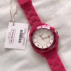 Pink coach watch